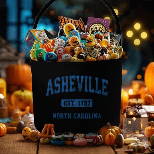 Asheville North Carolina Athletic Sports Fabric Baskets