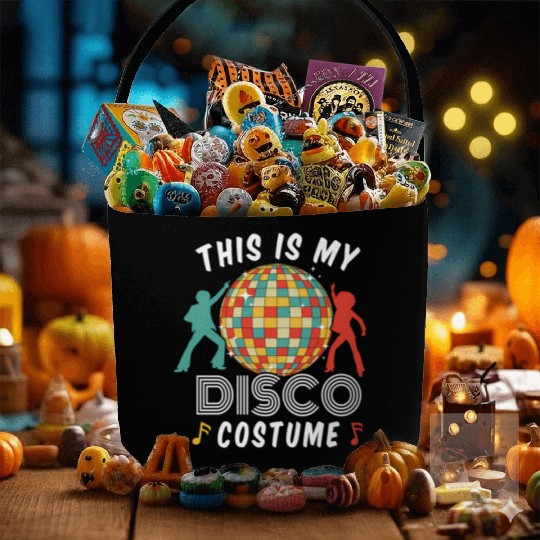 This Is My Disco 70S 80S Disco Party Dance Fabric Baskets