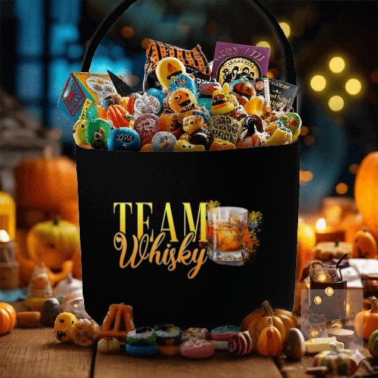 Team Whisky Stag Party Women Bartender Fabric Baskets