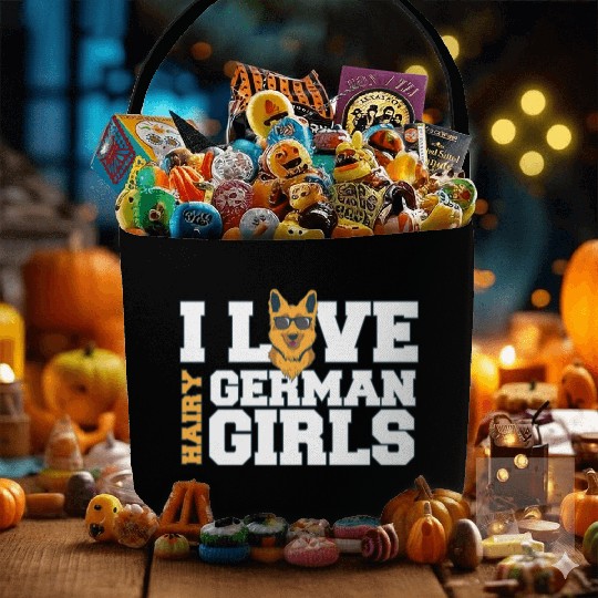 Funny German Shepherd Owner Quote I Love Hairy Fabric Baskets