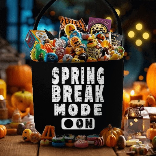 Spring Break Mode On Vintage Fabric Baskets