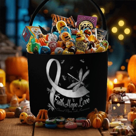 Faith Hope Love Charcot Marie Tooth Awareness Fabric Baskets