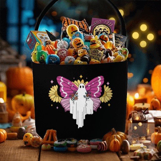 Butterfly Halloween Trick Or Treat Insect Lover Fabric Baskets