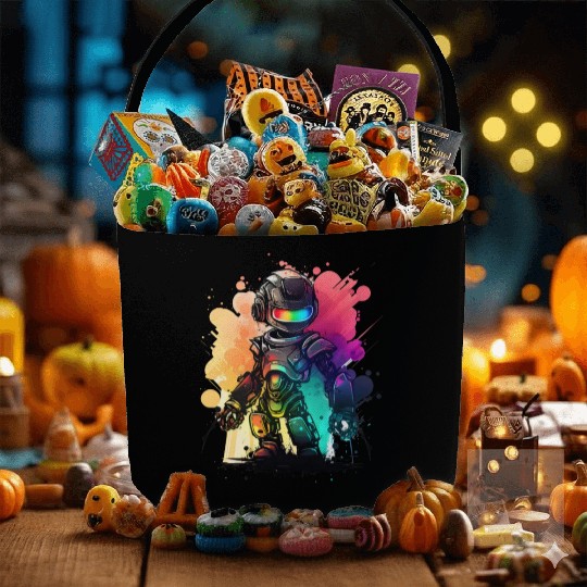 Retro Robot Cute Robotic Engineer Technology Fabric Baskets