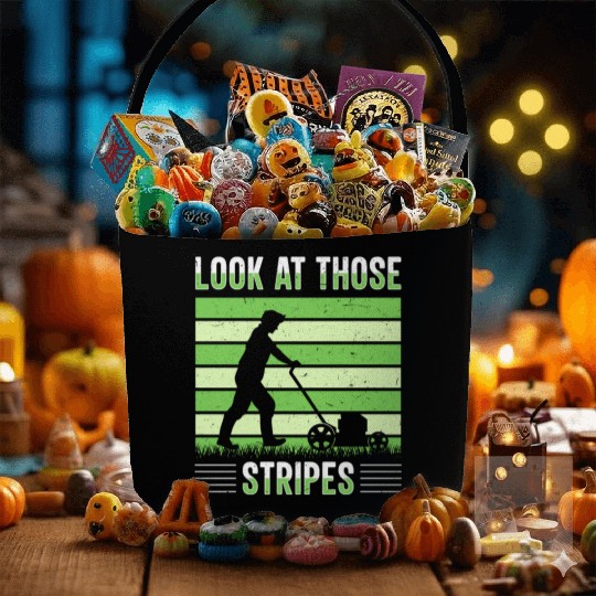 Lawn Mowing Lawn Mower Gardener Gardening Fabric Baskets