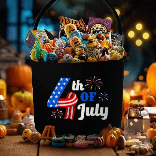 4th July Independence Day Independent America Fabric Baskets