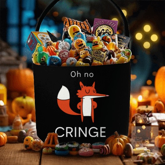 Oh no Cringe Fabric Baskets