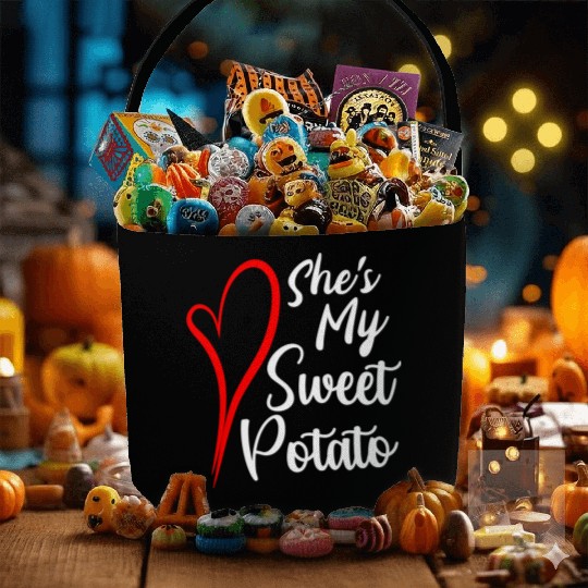 She s My Sweet Potato Fabric Baskets