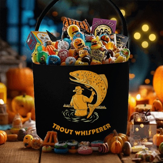 Trout Whisperer Fabric Baskets