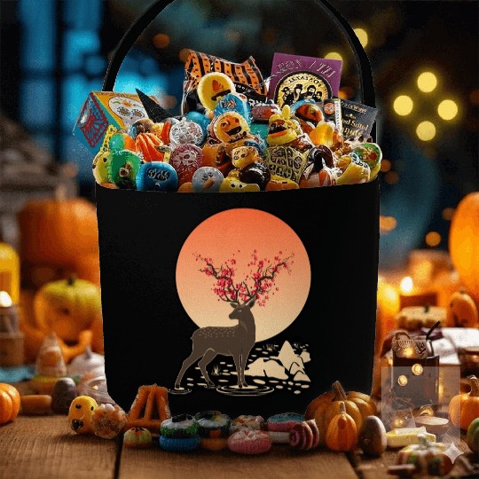 THE SACRED DEER | NATURE HOLY SPIRIT Fabric Baskets