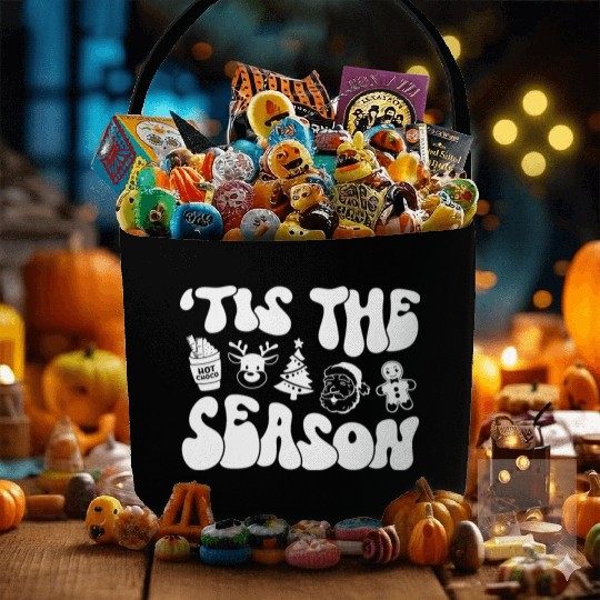 Tis The Season - Christmas Vibes - Cozy Season Fabric Baskets