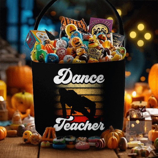 Dance Teacher Class Dancer Teach Dancing Fabric Baskets