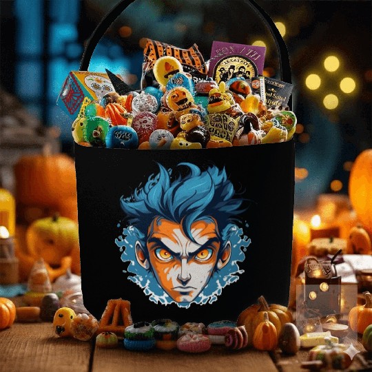 Sapphire Fury. Unleash Your Inner Power. Fabric Baskets