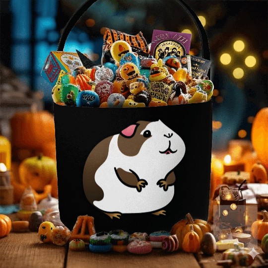 Simply cute guinea pig Fabric Baskets