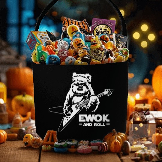 New Ewok And Roll Guitar Funny Fabric Baskets