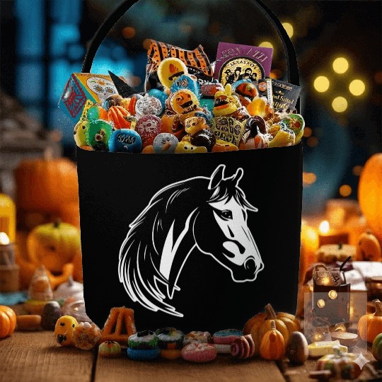 Horse Equine Pony Fabric Baskets
