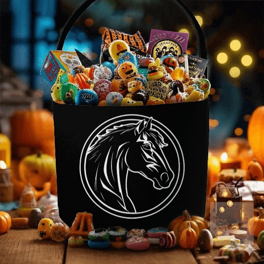 Horse Equine Pony Fabric Baskets