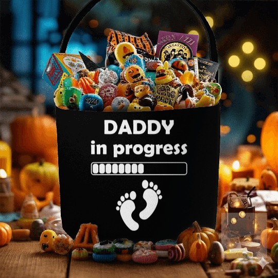 Daddy to be - Daddy In Progress Fabric Baskets