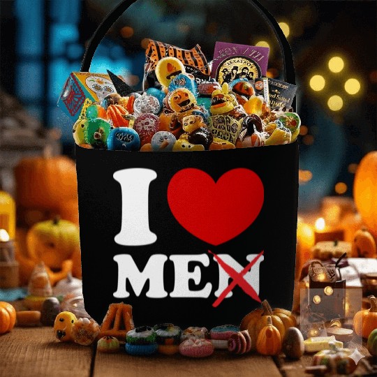 I Love Me I Heart Me Motivational Self Love Men Fabric Baskets