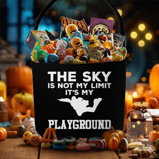 Sky Playground - Skydiver Skydiving Parachuting Fabric Baskets