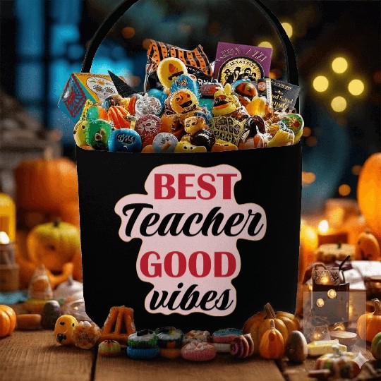 Best teacher Good V gifts for Teachers Fabric Baskets