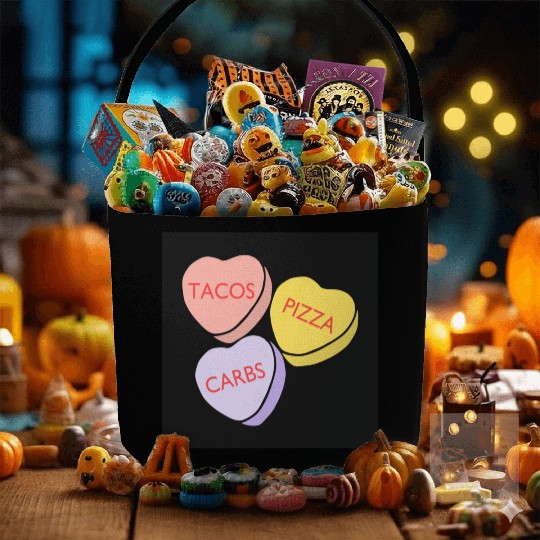 FRONTARTFunny Conversation Hearts Candy Fabric Baskets
