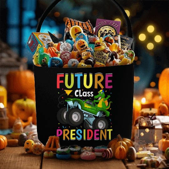 Future Class President Back To School Fabric Baskets