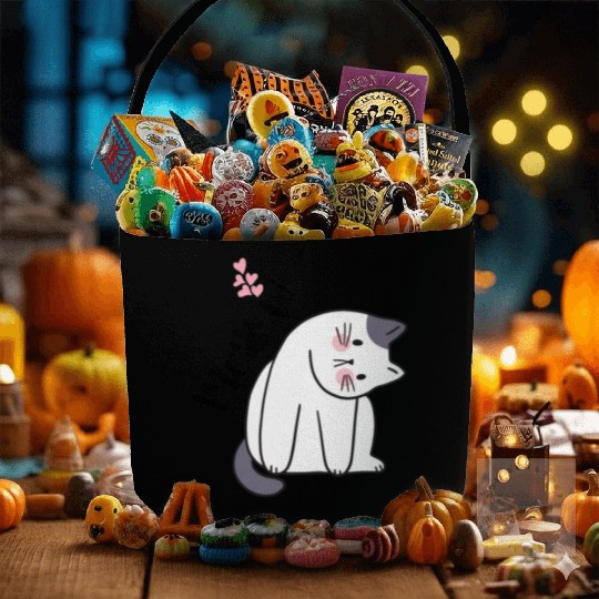 Meow | Cat Lover Fabric Baskets