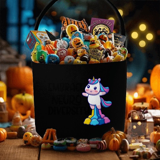 embrace neurodiversity trending Fabric Baskets