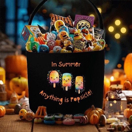 In Summer, Anything is Popsicle Fabric Baskets