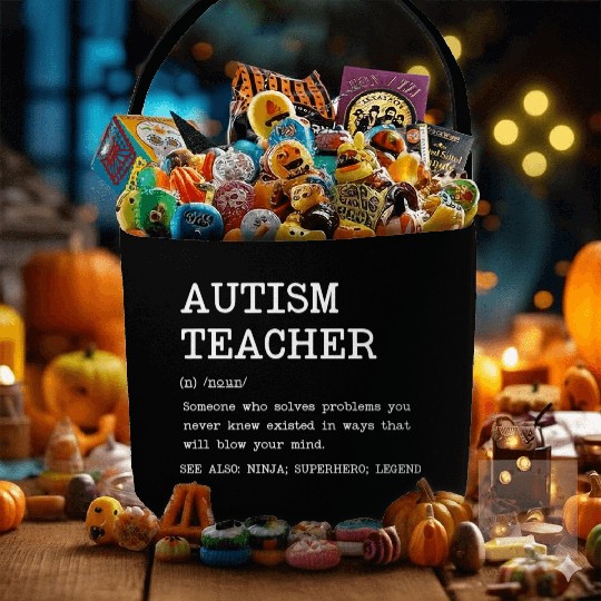 Autism Teacher Definition Design Copy Copy Fabric Baskets