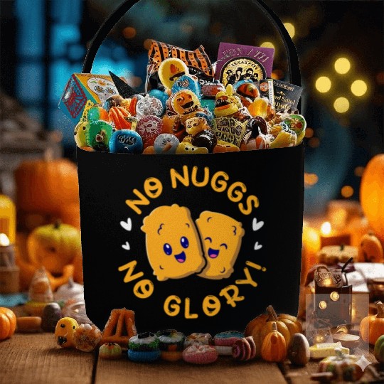 No Nuggs No Glory, Chicken Nuggets Fabric Baskets