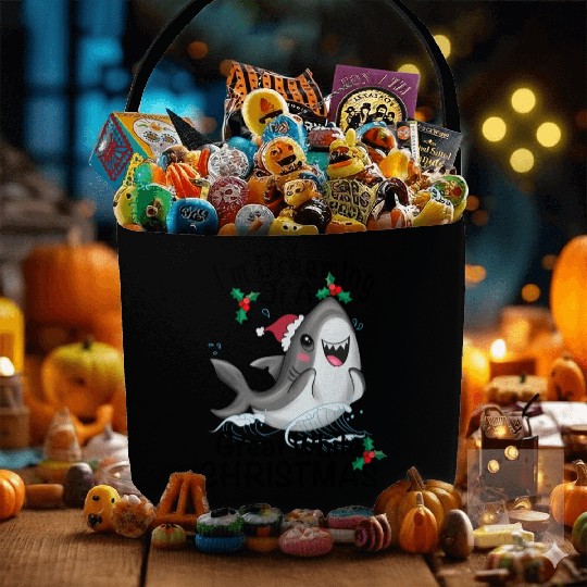 Great White Christmas Fabric Baskets