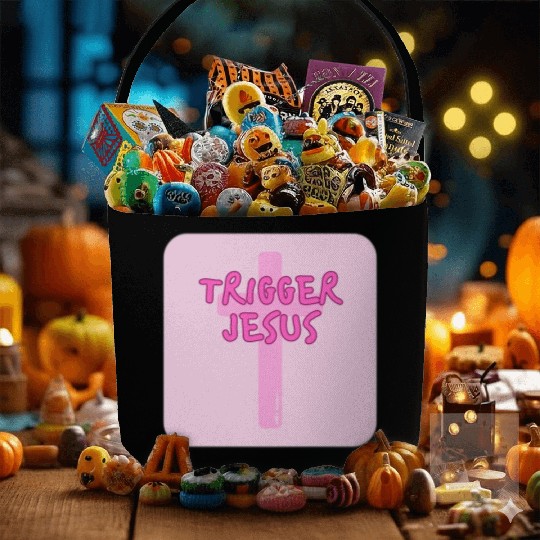 Trigger Jesus Affirmation By Abby Anime(c) Fabric Baskets