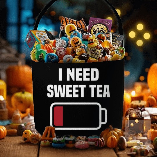 I Need Sweet Tea Fabric Baskets