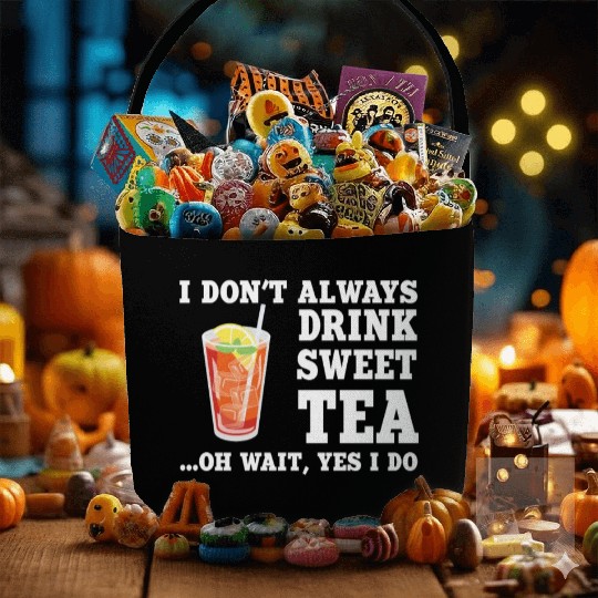 Funny Sweet Tea Humor Costume Fabric Baskets