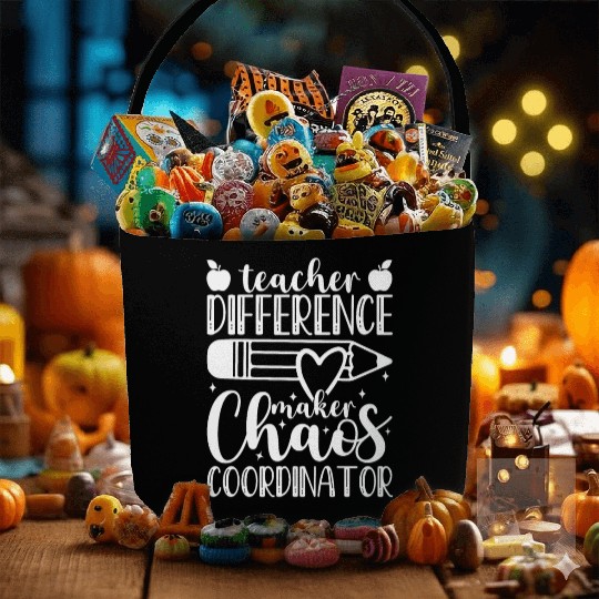 Teacher Difference Maker Chaos Coordinator Teacher Fabric Baskets