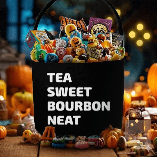 Tea Sweet Bourbon Neat Fabric Baskets