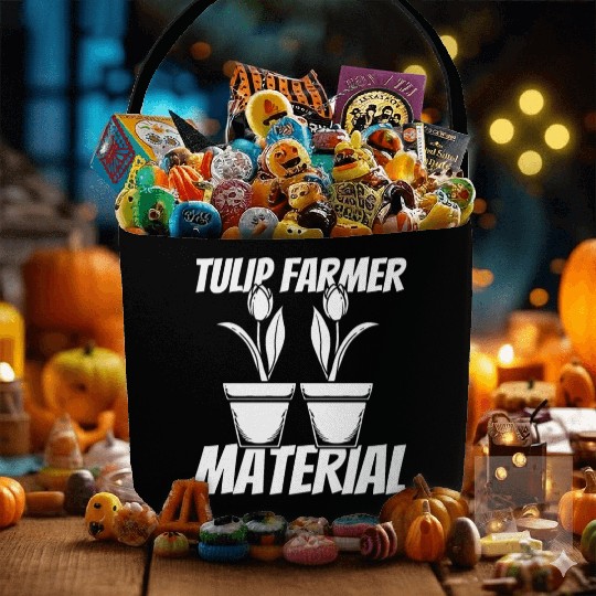 Tulip Gardening Tulips Fabric Baskets