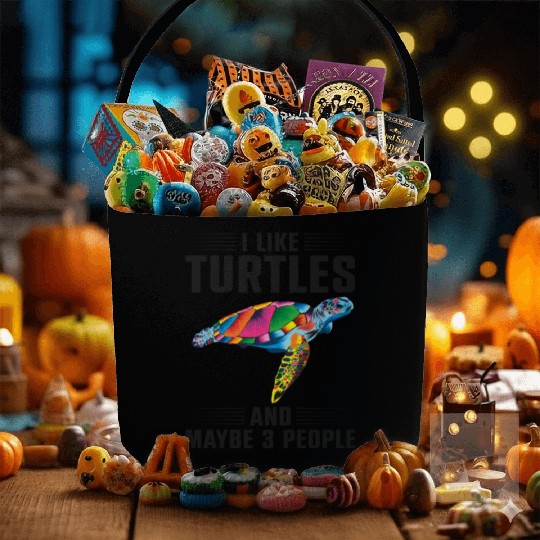 Sea Turtle Tortoise I Like Turtles Fabric Baskets