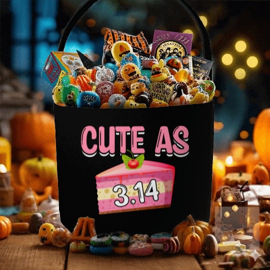 Funny Math Pi Day Cute As 3 14 Fabric Baskets