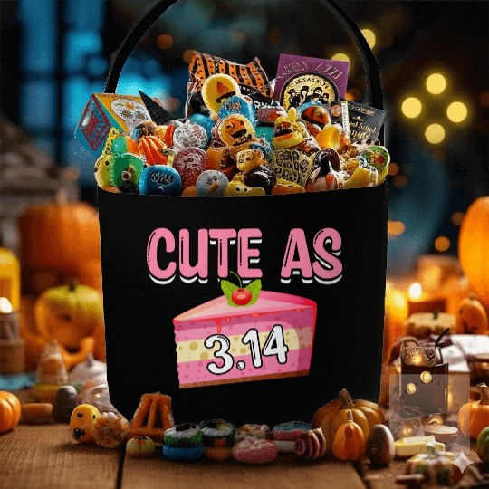 Funny Math Pi Day Cute As 3 14 Fabric Baskets