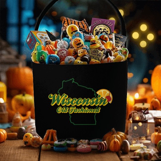 Wisconsin Old Fashioned Green Bay Fabric Baskets