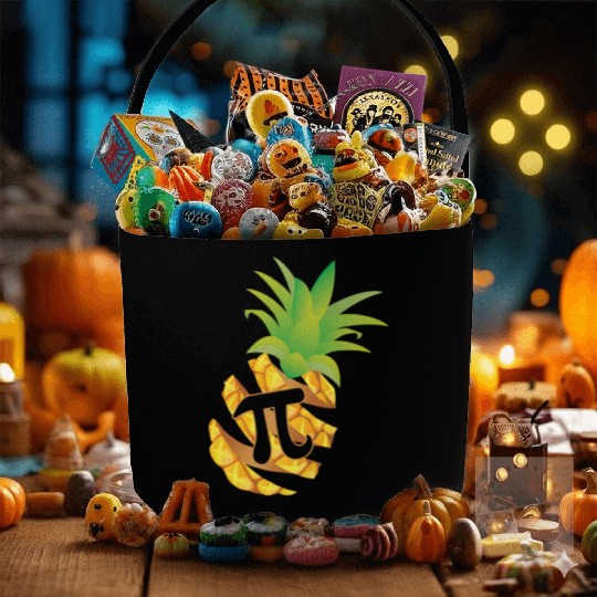 Pi Day Fabric Baskets, Pineapple Pi Day, Funny Math Lover