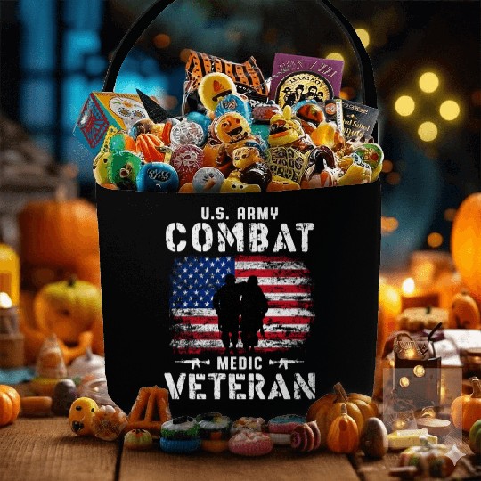 US Army Combat Medic Veteran Fabric Baskets