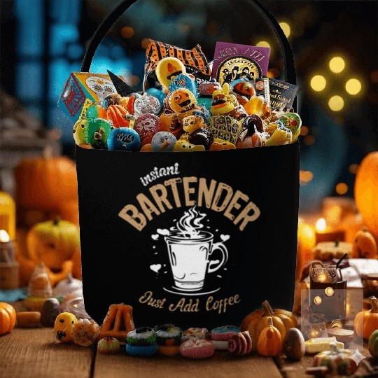 Instant Bartender Just Add Coffee Fabric Baskets