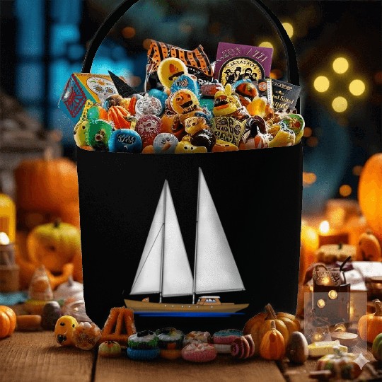 Sailing Key Largo Florida Keys Beach Sunset Fabric Baskets