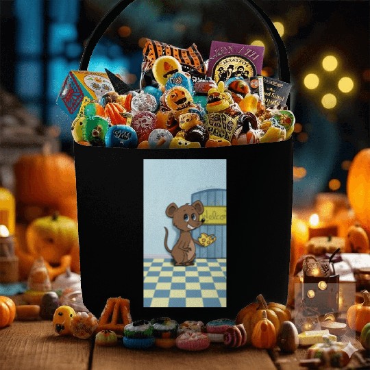 Cheesy Heart Mouse Fabric Baskets