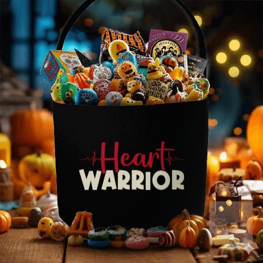 Heart Warrior Fabric Baskets-Heart Surgery Gift-Survivor