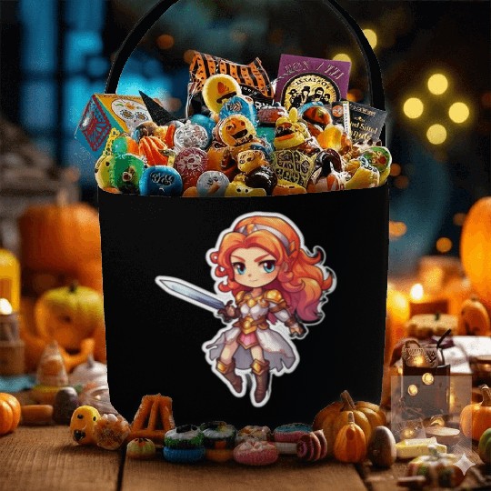 Warrior Princess Adventure Fabric Baskets